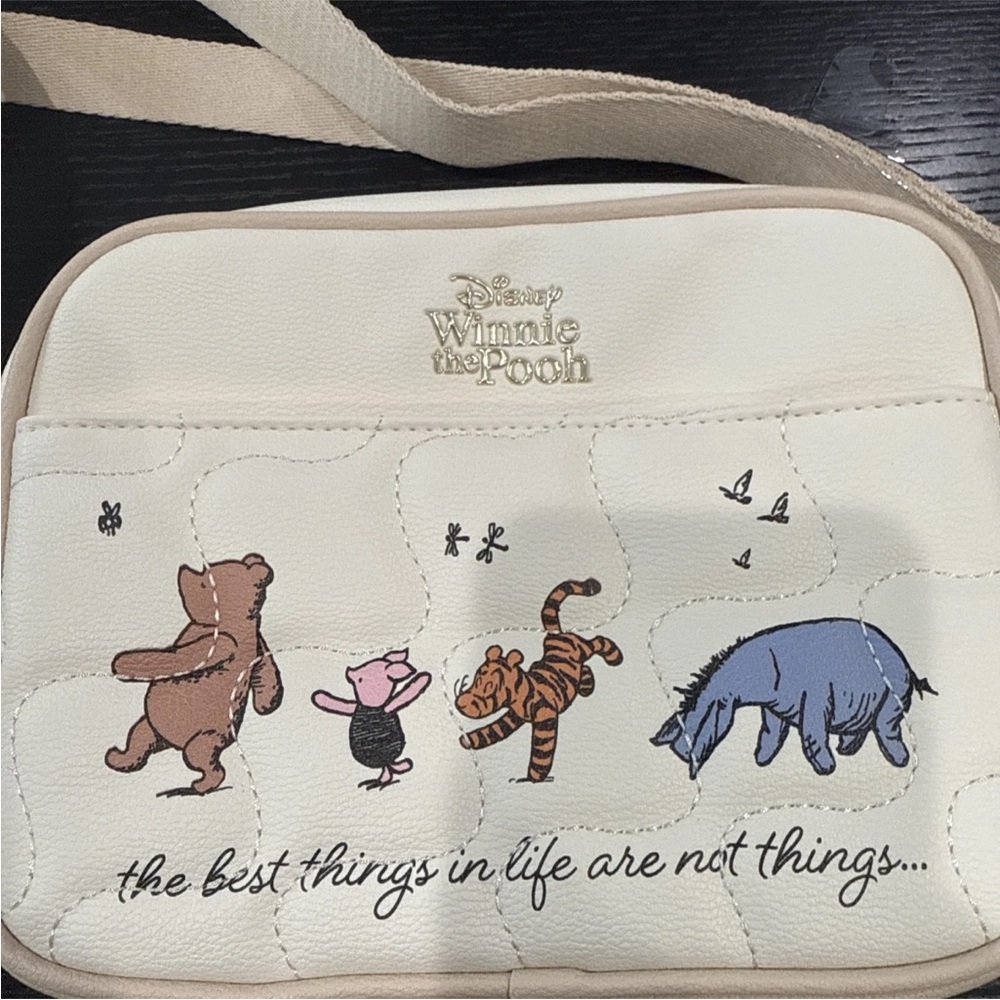 Disney Winnie the Pooh Cream Crossbody Bag with Character Print - Picture 2 of 4